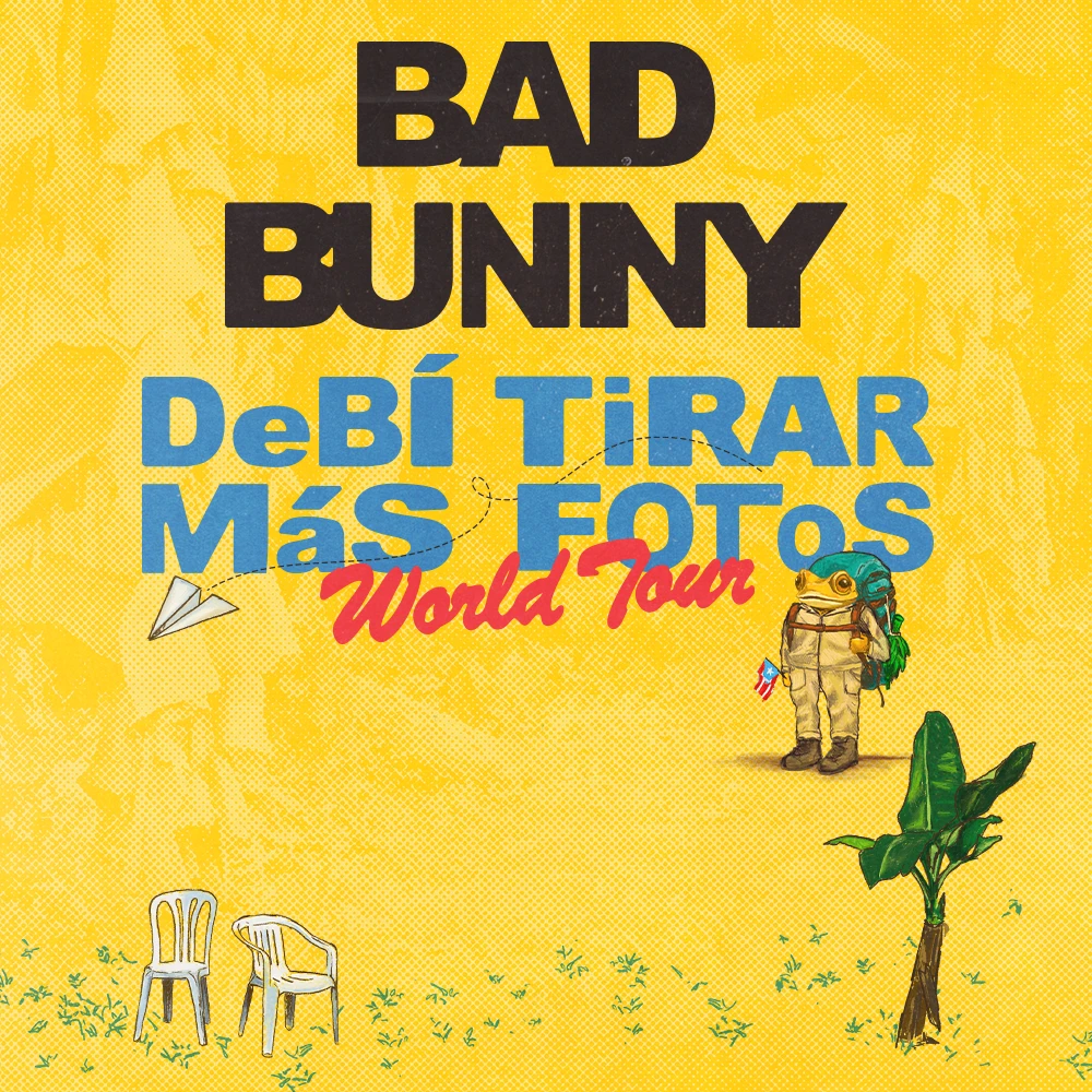Bad Bunny tour poster