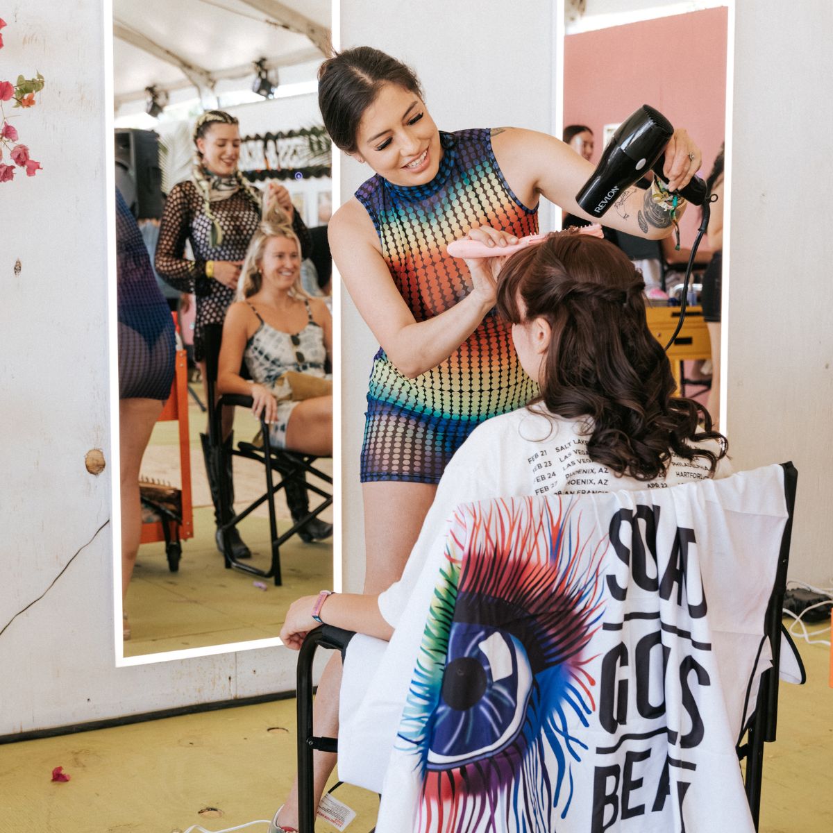 Oasis salon at Coachella