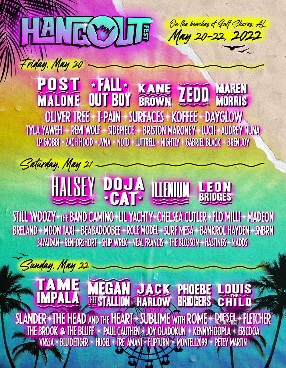 Hangout Music Festival 2023 Lineup, Tickets and Dates