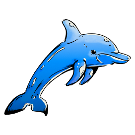 Hangout dolphin icon