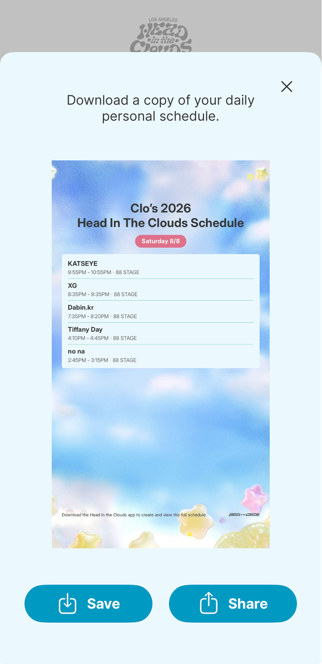 Festival App Register Completion