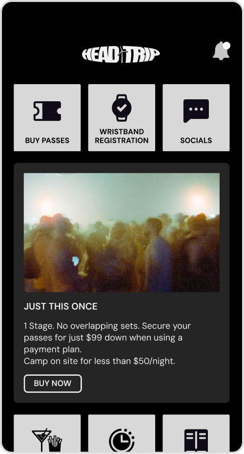 Festival App Register Page