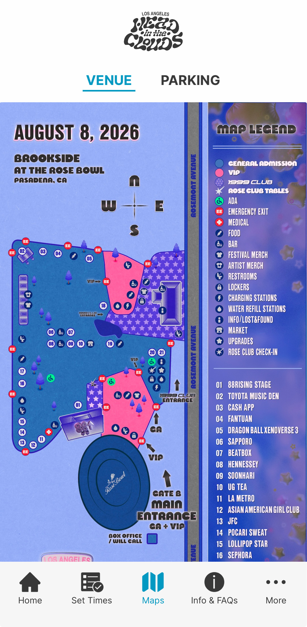 Festival App Maps