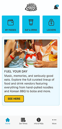 Festival App Home