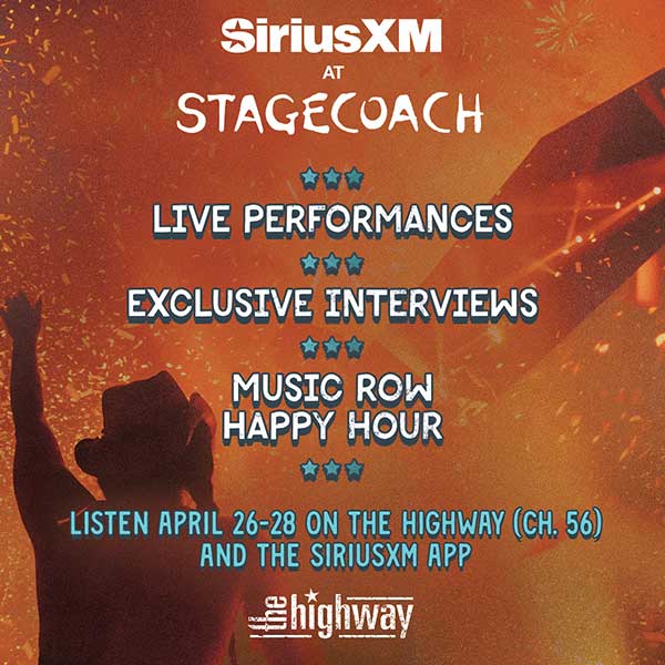 SiriusXM at Stagecoach promo poster