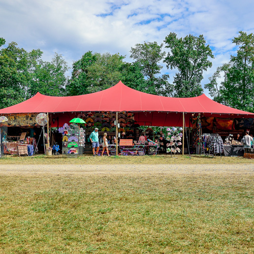 Tent with Vendors