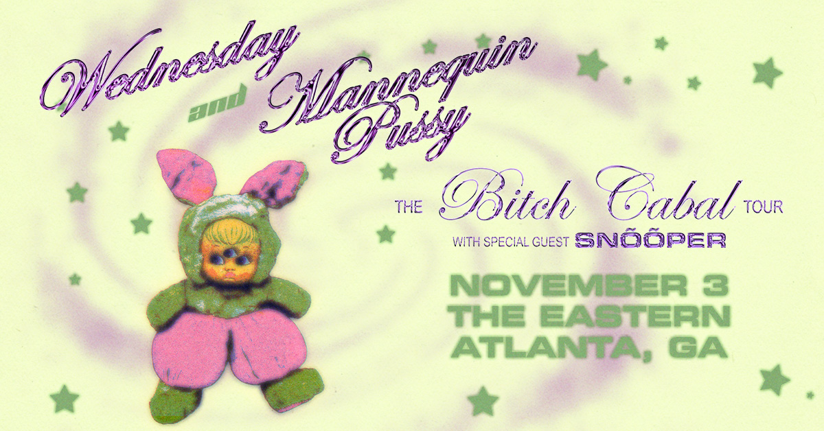 Wednesday & Mannequin Pussy Admat