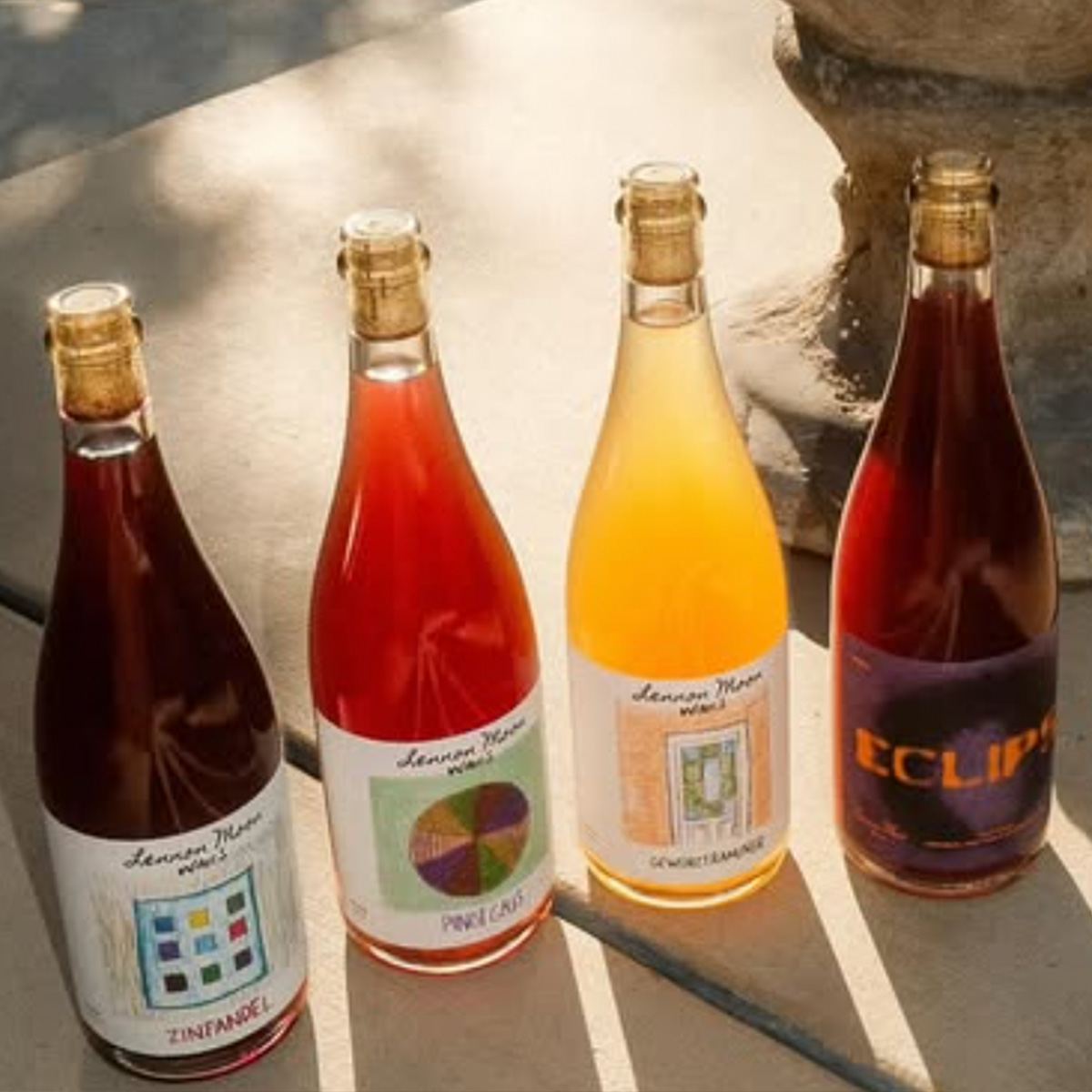 selection of wine bottles