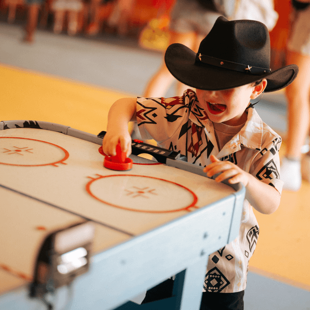 child having fun