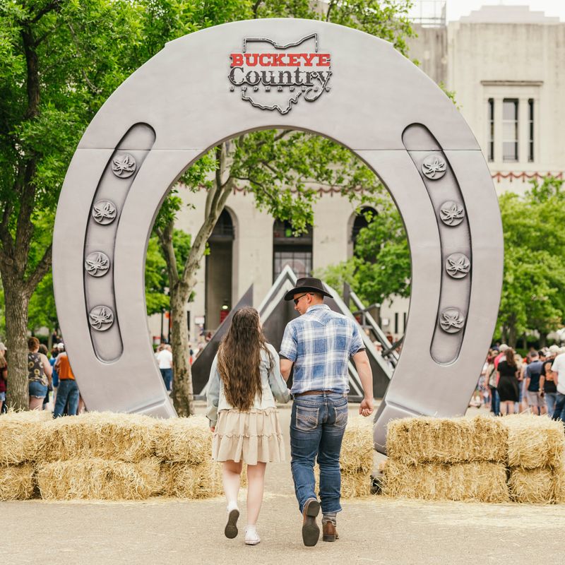 Large horseshoe entrance
