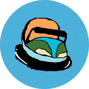bumper car icon