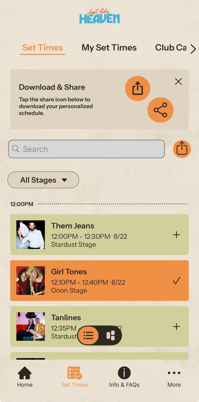 Festival App Register Page
