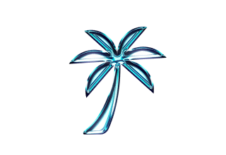 Vibra palm tree icon