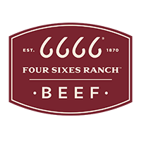 Four Sixes Beef logo
