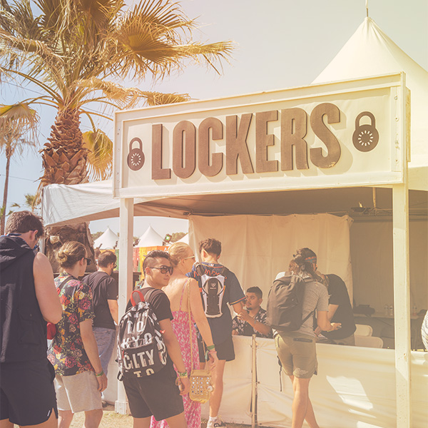 Locker Booth at the Festival