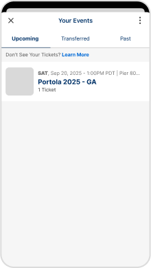 Festival App Register Completion