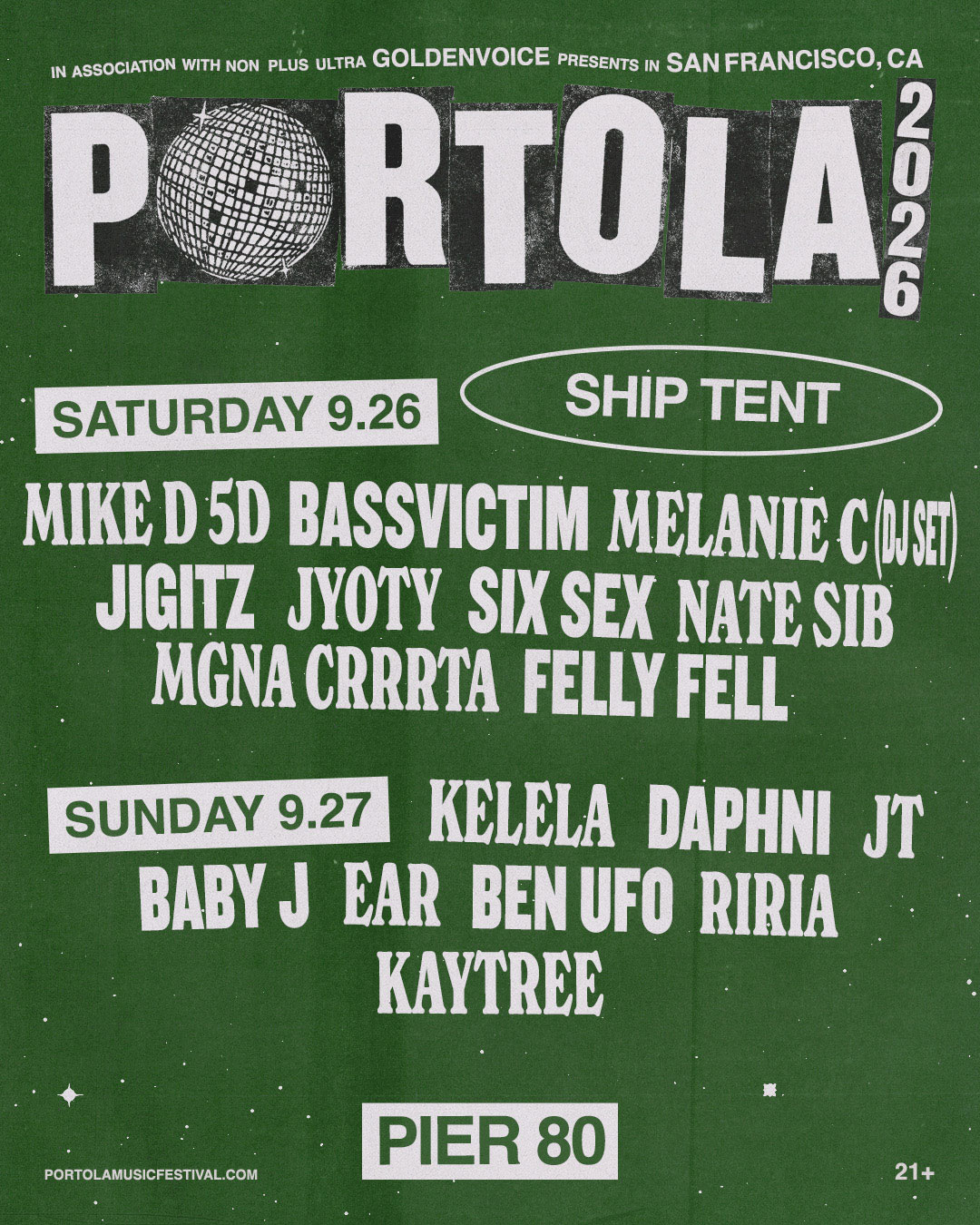 Ship Tent Lineup