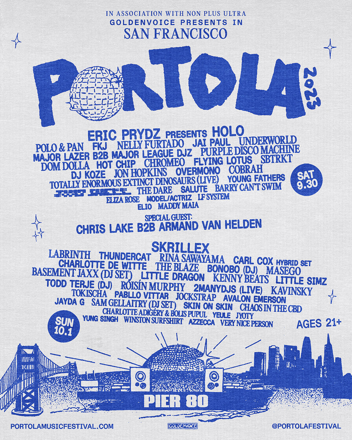 portola festival lineup 2023