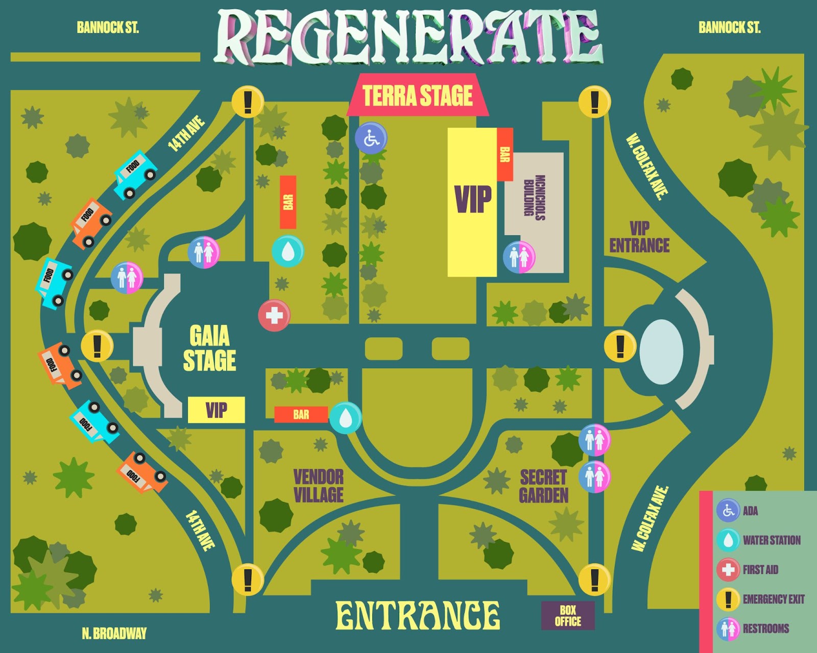 Regenerate venue map