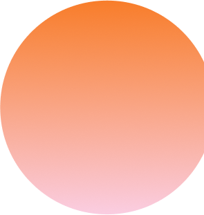 Orange Pink Gradient Ball