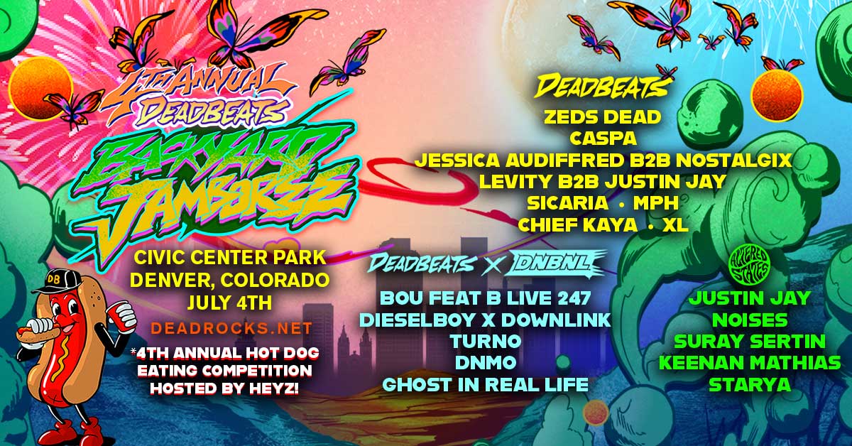 Deadbeats Backyard Jamboree Tuesday, July 4, 2024