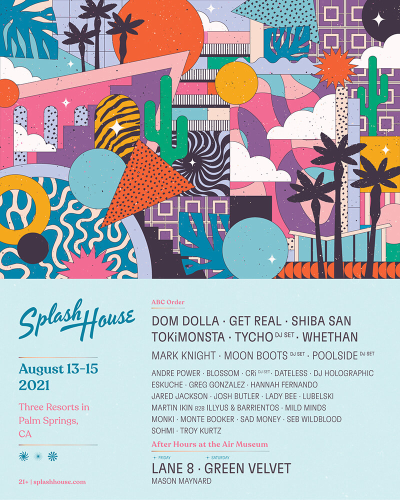 Splash House 2021 August Weekend 1 poster