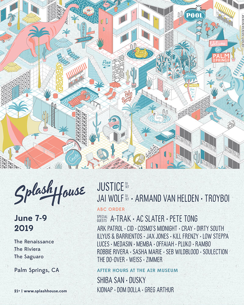 Splash House 2019 June poster