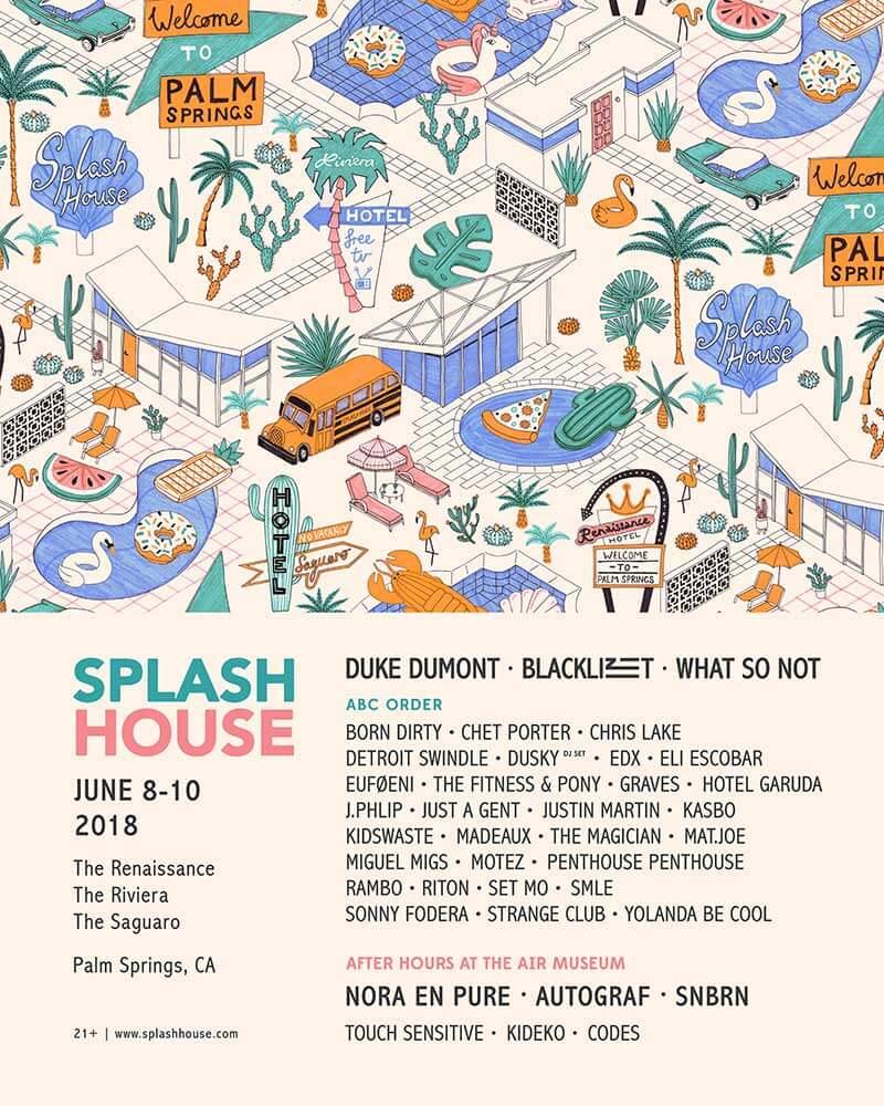 Splash House 2018 June poster