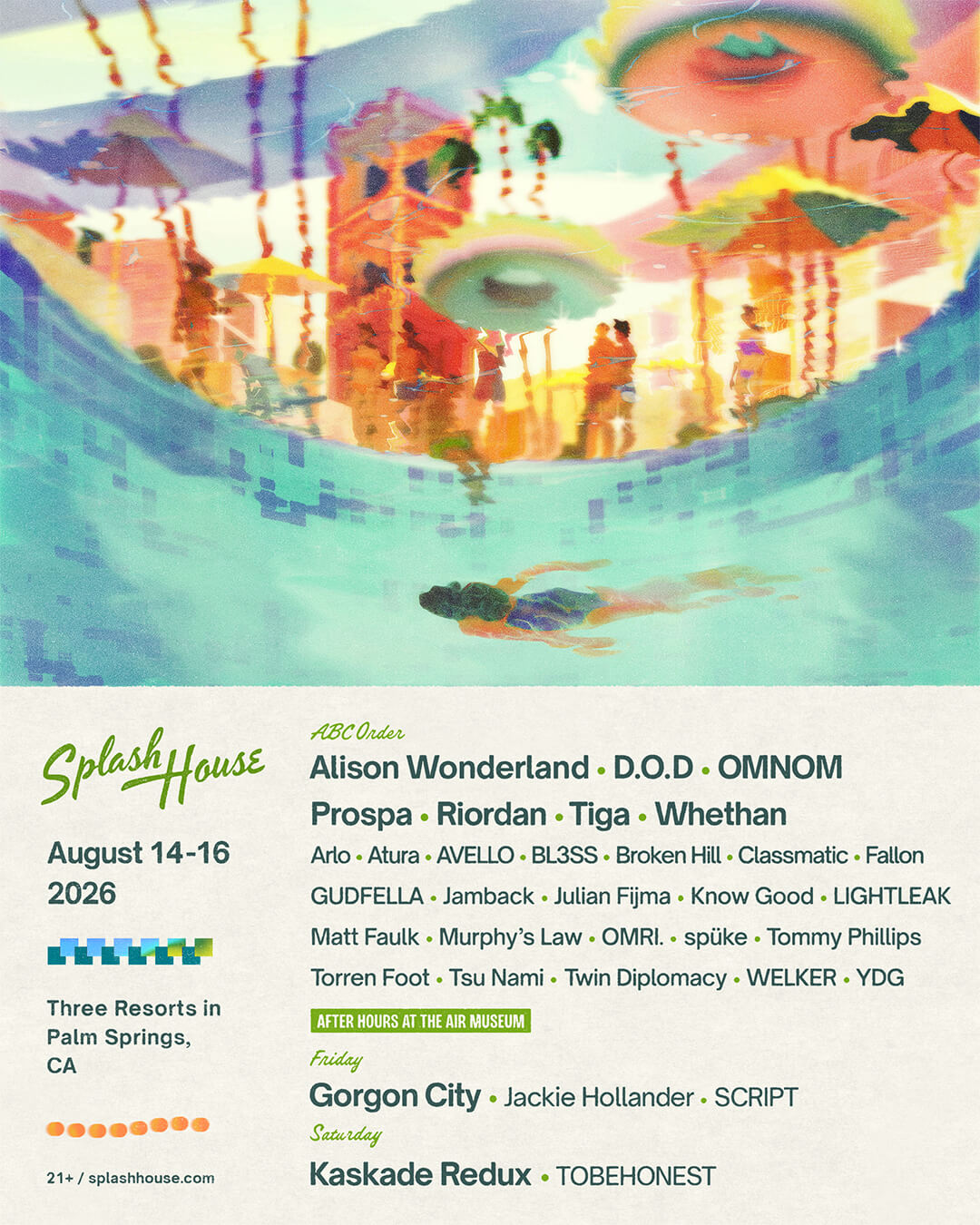 Splash House 2026 Weekend 2 poster