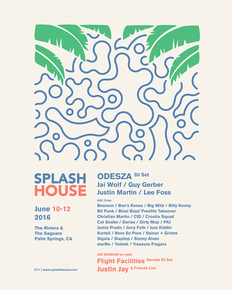 Splash House 2016 Weekend 1 poster