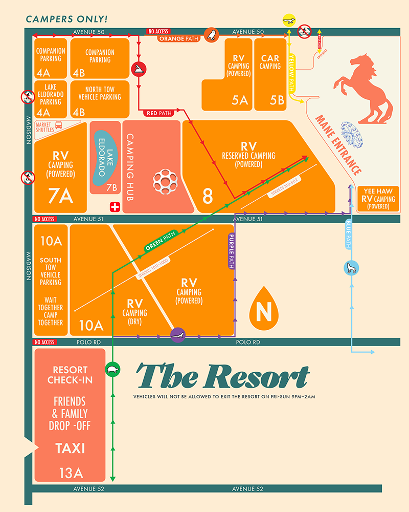 Stagecoach Resort Lot Map