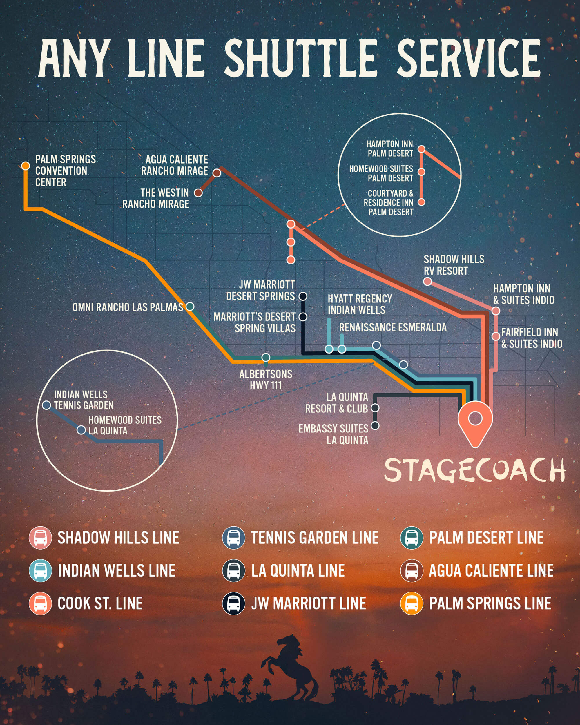Shuttle Stops Map