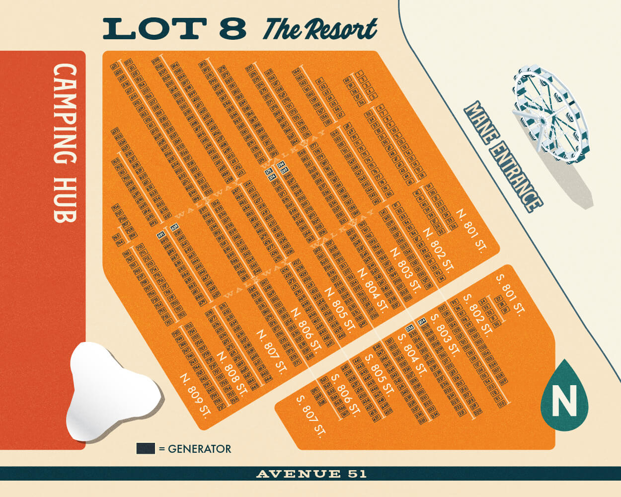 Lot 8 Spot Map