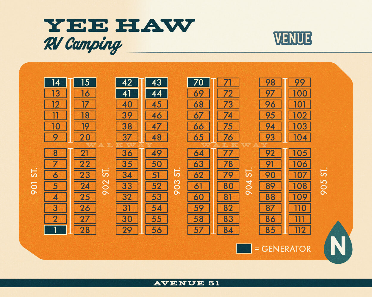 Yee Haw Spot Map