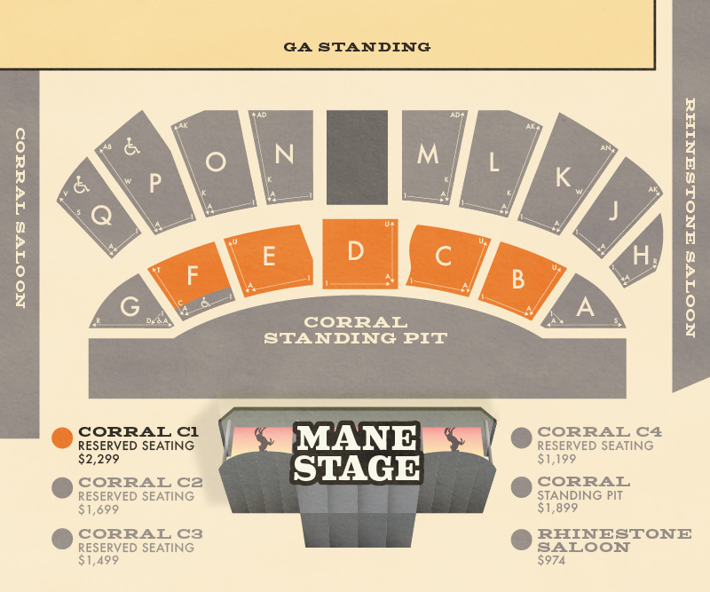 VIP Corral 1 Map