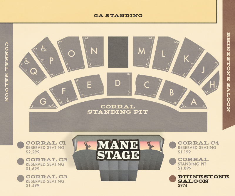 Rhinestone Saloon Map