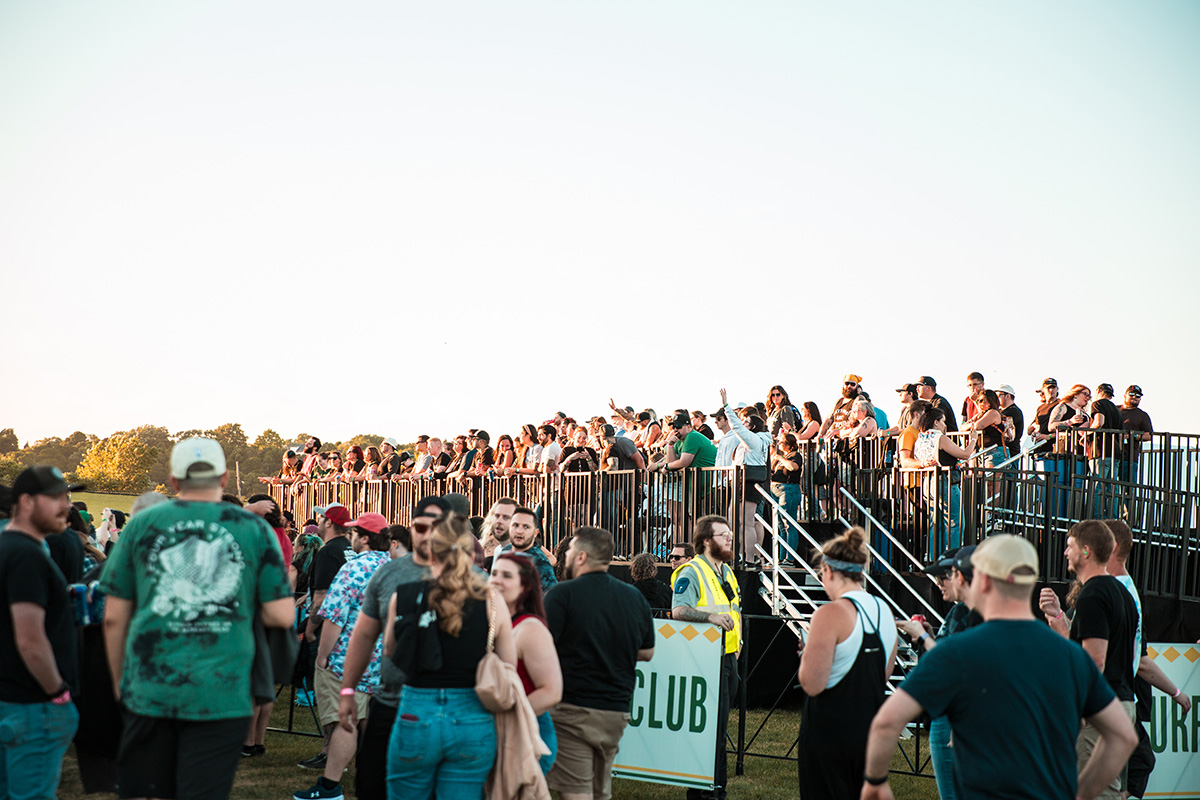 Crowd at Stage