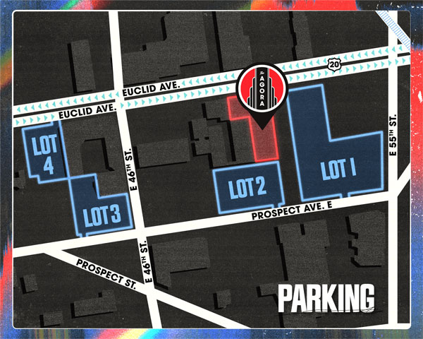 Agora parking map