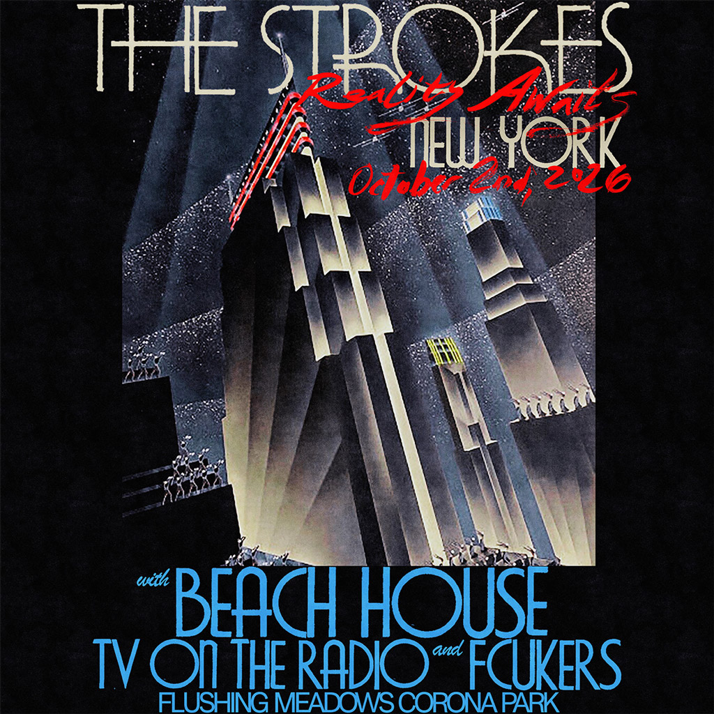 The Strokes at Flushing Meadows Poster