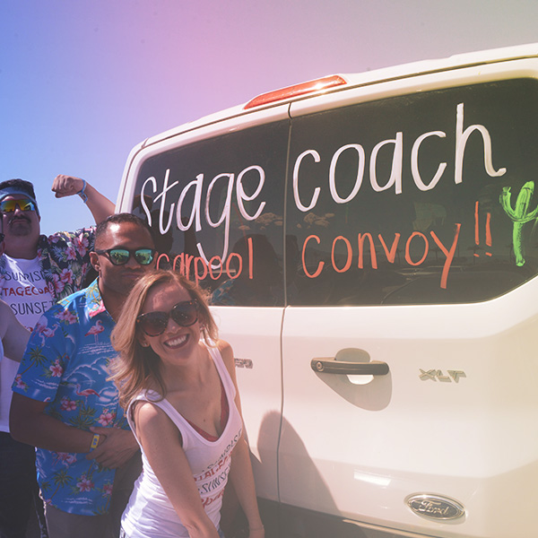 Carpool Convoy fans at Stagecoach