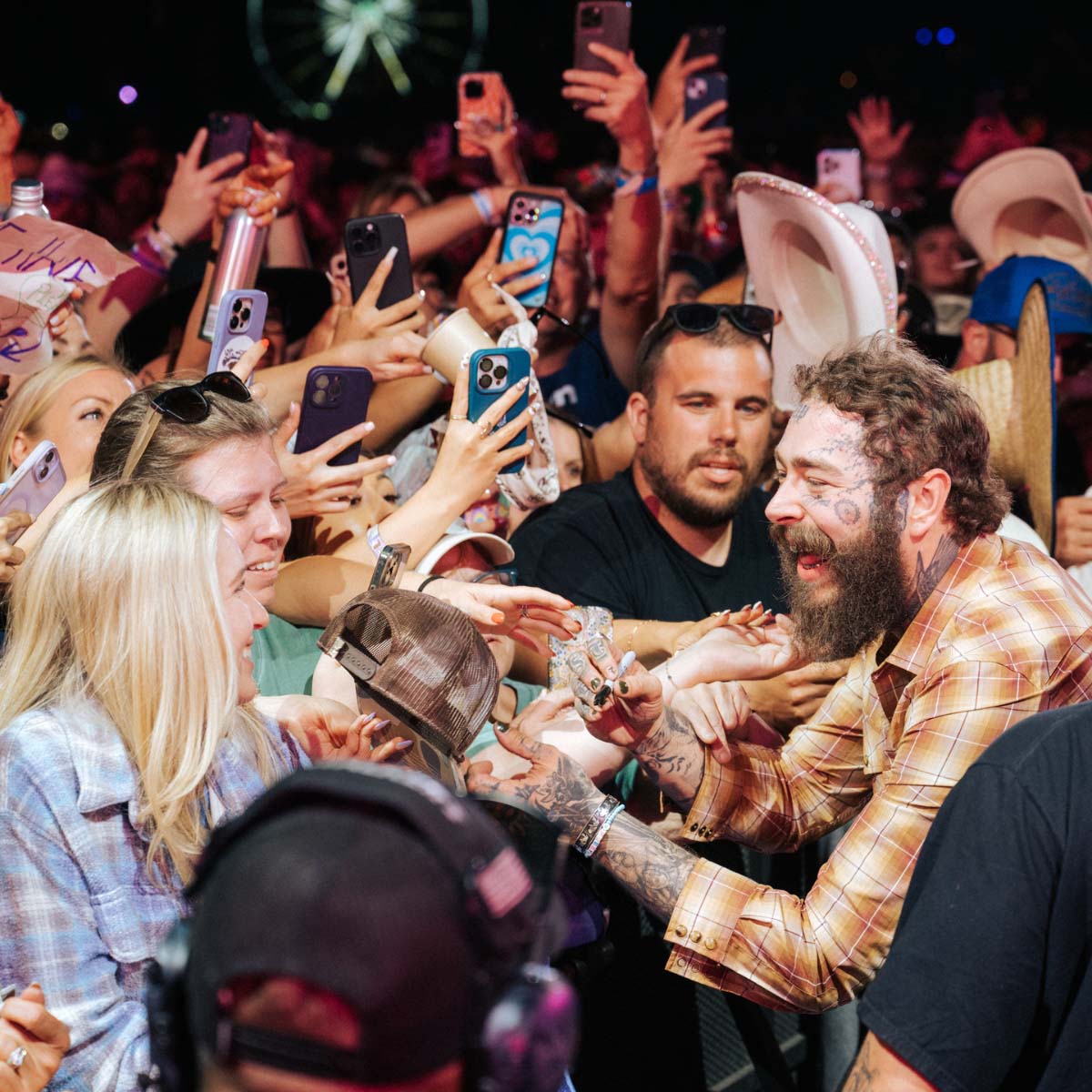 Post Malone and fans