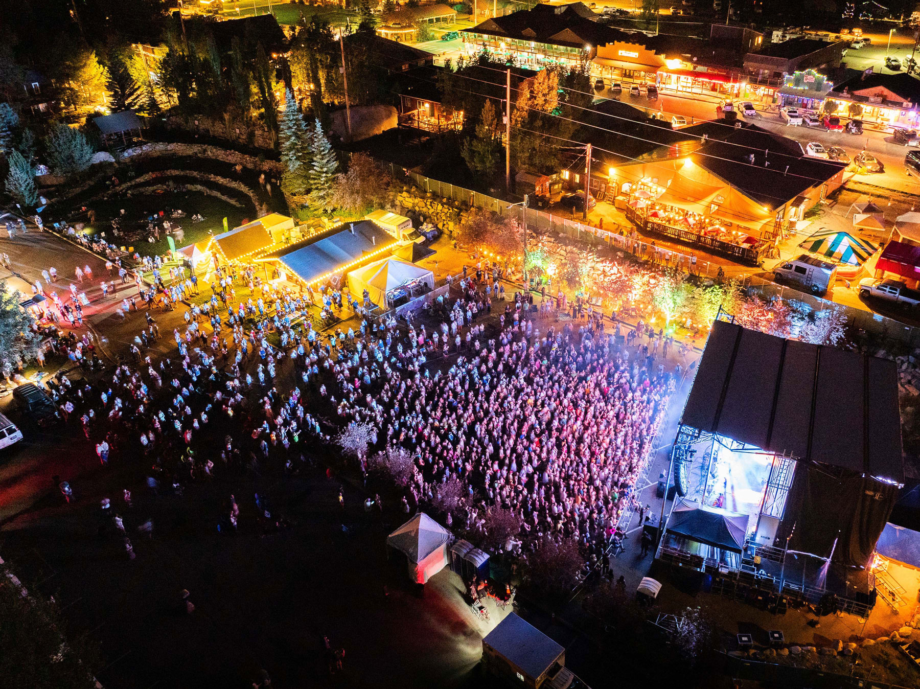 Night festival view