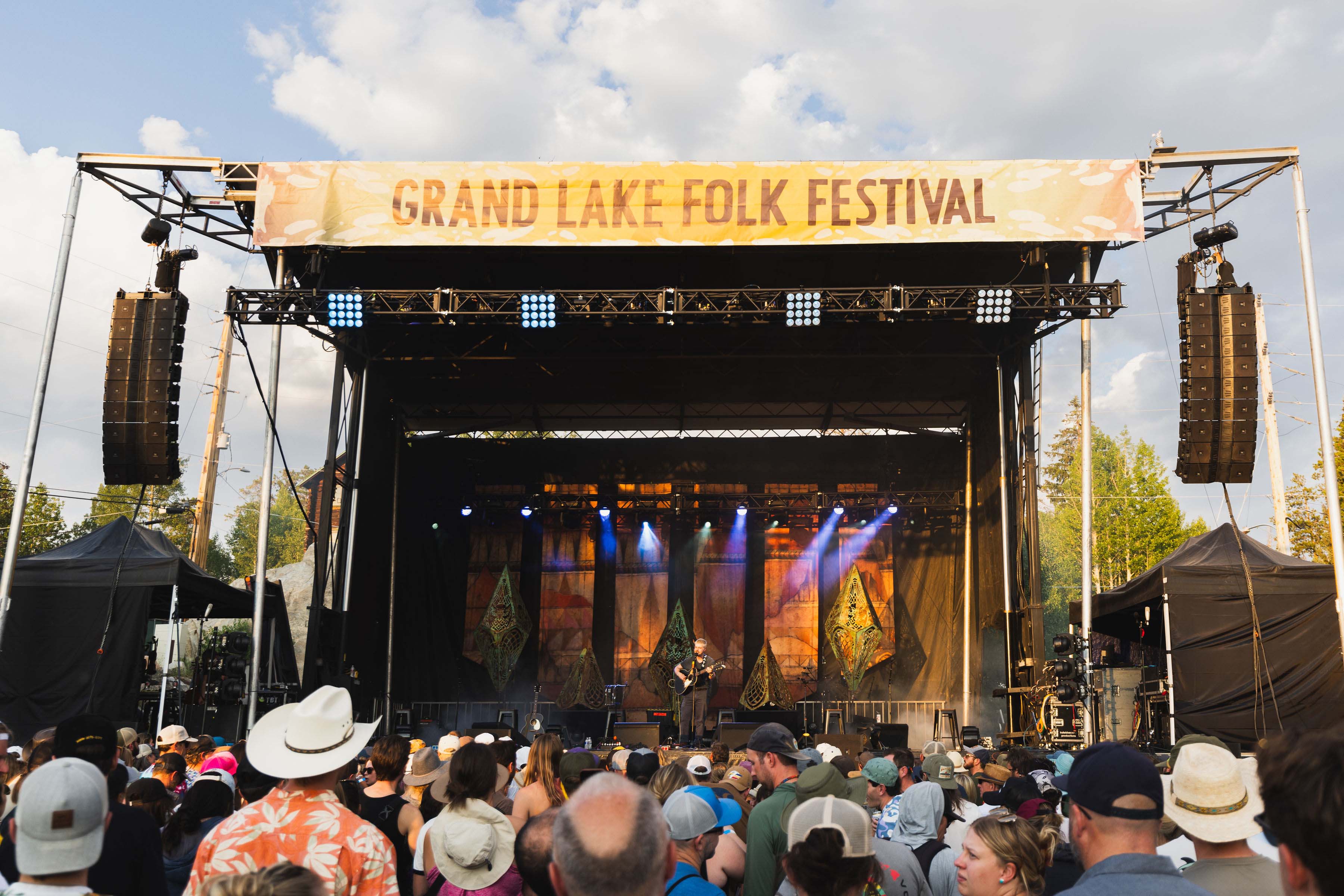 View of stage