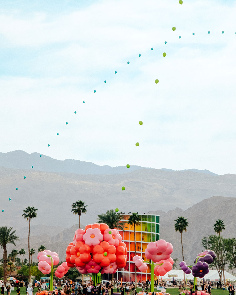 art installation at Coachella