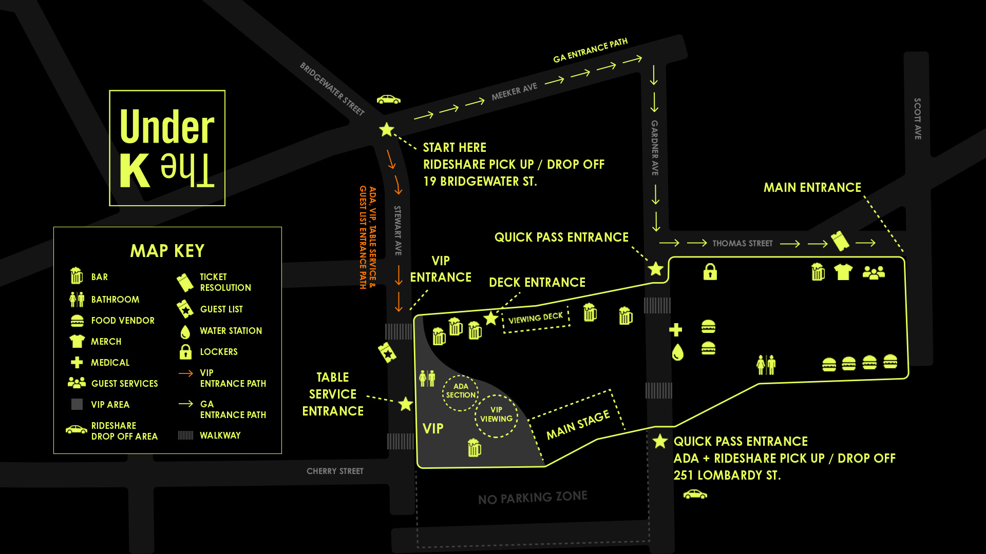 single stage map