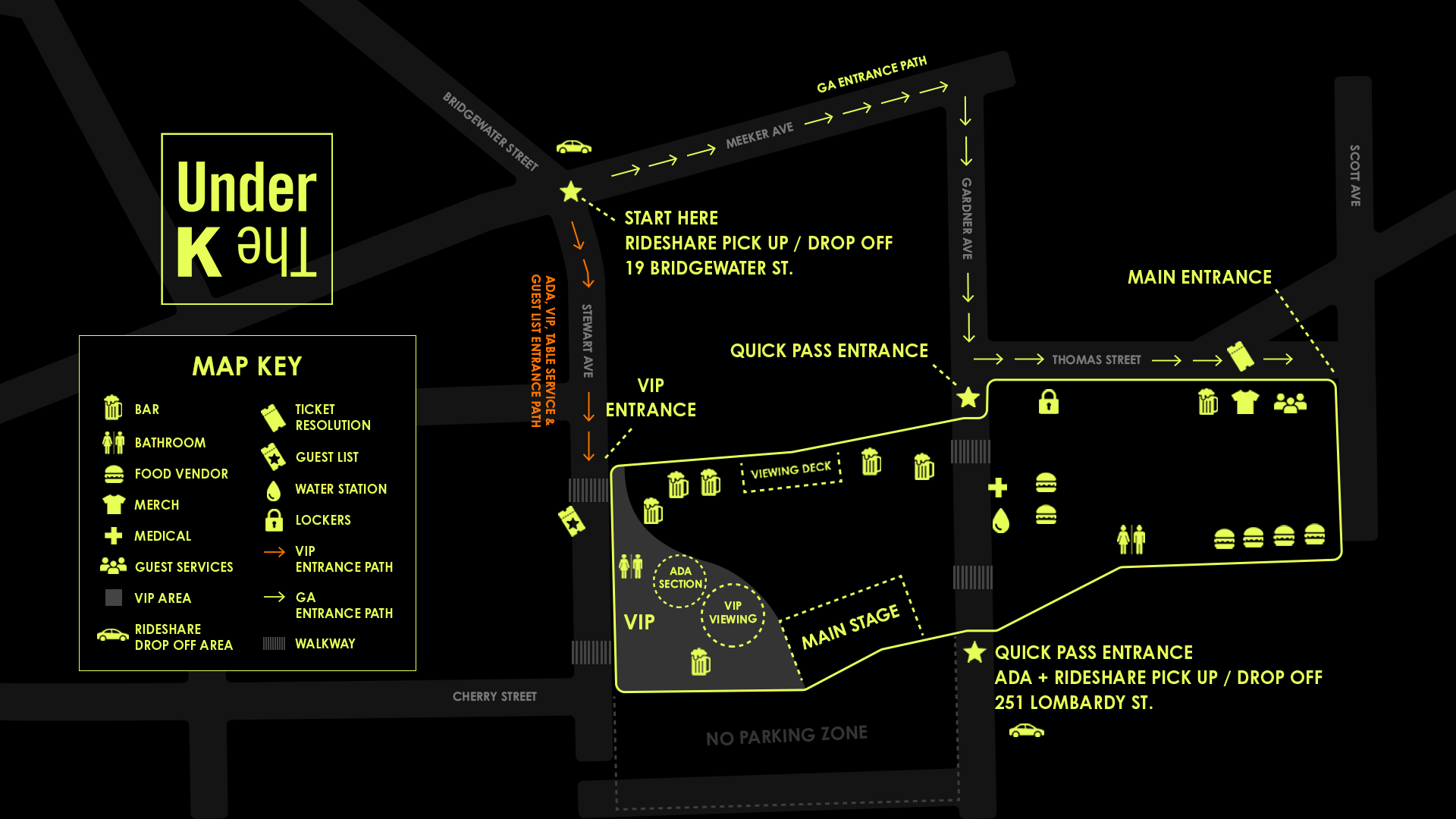 single stage map