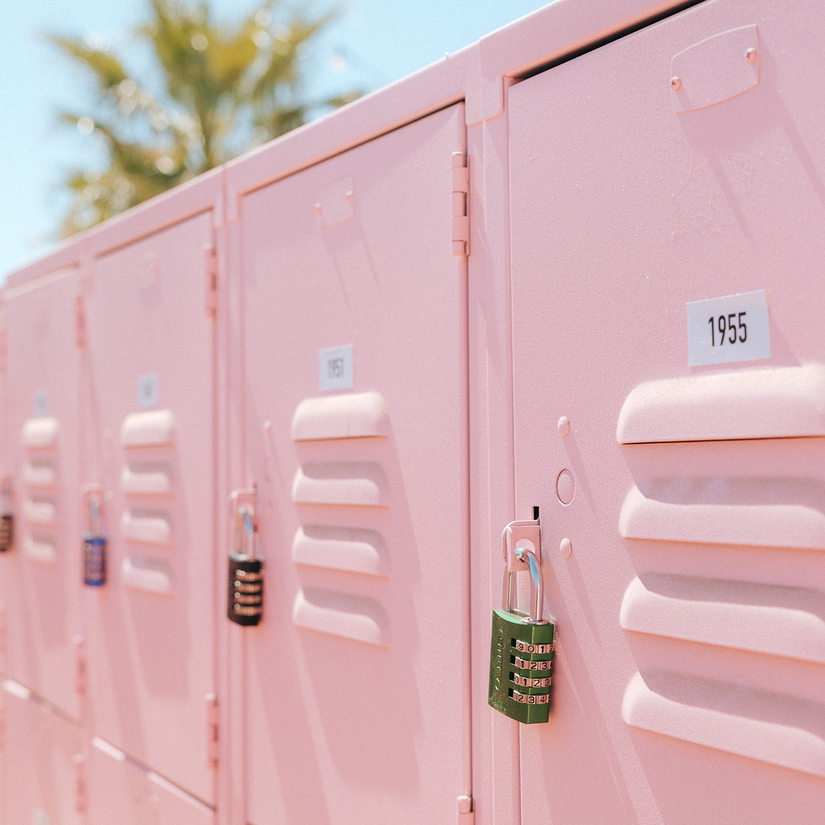 Pink Lockers