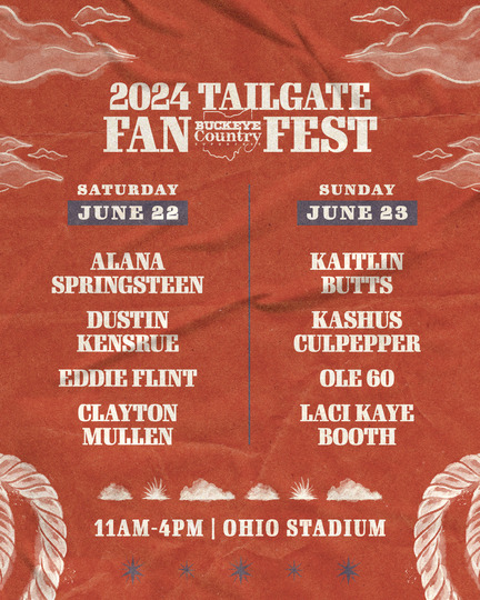 2024 Official Tailgate Lineups Announced!