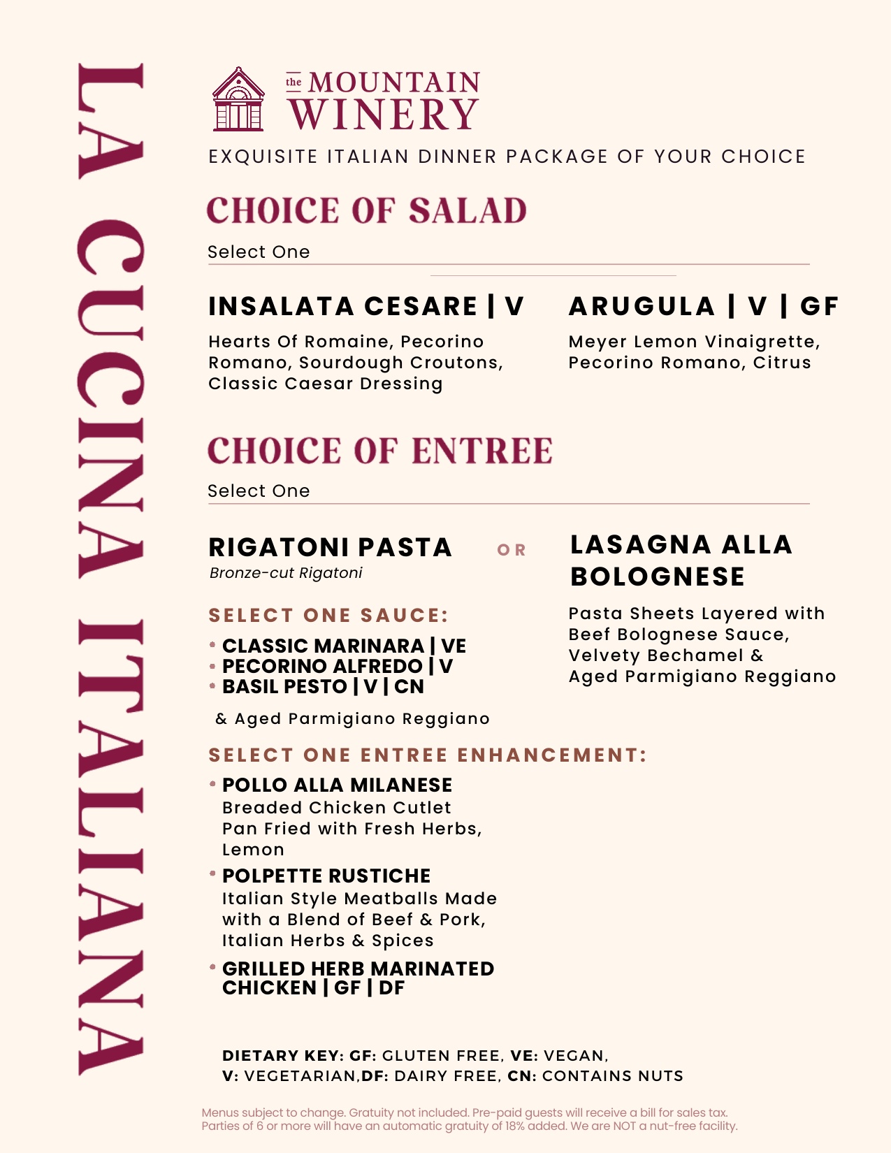 La Cucina Italiana Restaurant
