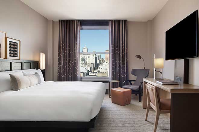 Clift Royal king view room